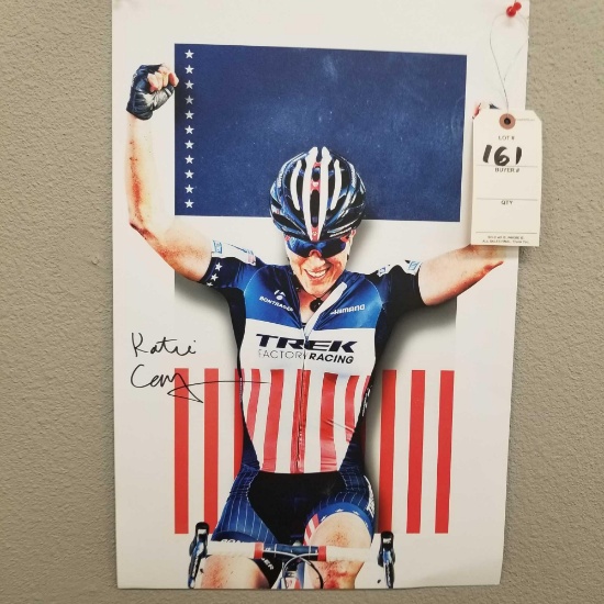 Katie Compton signed poster