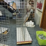 Portable gridwall racks