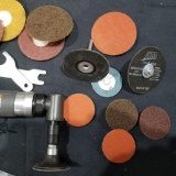 INGERSOLL RAND AIR DIE GRINDER + ABRASIVES