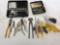 1/4 and 3/8 Socket Sets with Assorted Pliers Screwdrivers