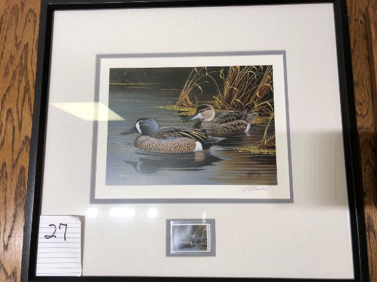 1998 Ducks Unlimited Print/Stamp By Goebel