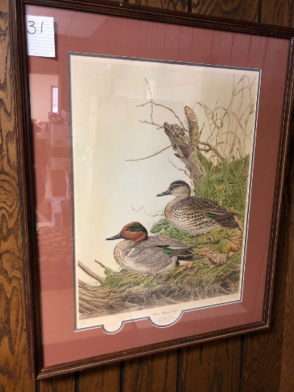 1984 Canadian Ducks Unlimited Print by Kenneth Ferris