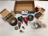 Assortment Hole Saws, Wire Wheels, Drum Sanders