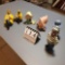 Assortment Miniature Figurines inc. Mushroom Heads