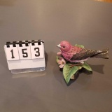 Purple Finch Bird Figurine Lenox