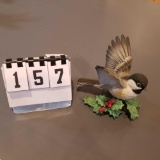 Chickadee Bird Figurine Lenox