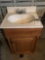 19'' Vanity sink. New and disassembled! NO SHIPPING!