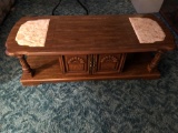 Matching coffee table to lot 180 with same marble inset NO SHIPPING