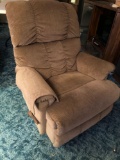 Tan cloth La-Z-Boy rocker recliner NO SHIPPING