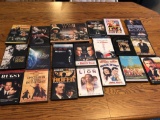 20-various DVDs including World War II road to victory,Burt Reynolds, Jesse James and more