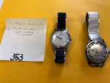 One Elgin waterproof wrist watch and 1 Paul's in Cablic self winding 17 Jewel wrist watch