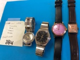 4- wrist watches Timestar Sona Hudson Stellar