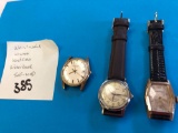 Wrist watches to include Winton, Westfield, Weber bank-all self wind