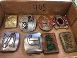 8-various unique belt buckles