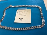 104.0 g 925 Sterling Italy necklace