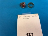 2-sterling men's rings