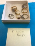 7- ladies rings