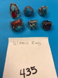 6- men's rings