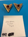 Western collar tips