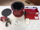 Vigor 15 pound rotary Tumblr complete with motor. New