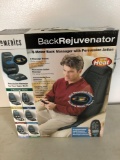 8 motor back massager w/ percussion action plus heat