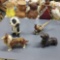 4 Animal Figurines