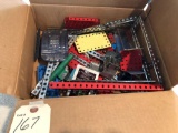 Erector set (not sure if complete). Shipping