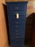 10 drawer painted cabinet. No shipping