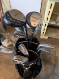 2 Sets of golf clubs with bags. No shipping