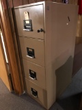 Legal size fire proof 4 drawer filing cabinet