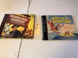 Hopalong Cassidy & The Singing Bandit, Bozo and his Rocket Ship reading books & records