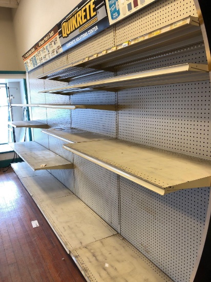 13 Sections of Lozier Steel Shelving