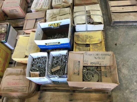 Pallet of Paslode and other Nails