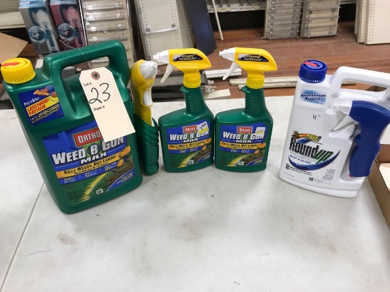 Assortment Liquid Lawn Weed Control Products