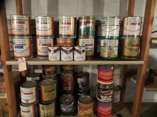 Assortment Quart Containers Paint and Stain No Shipping