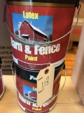 2 Gallons Valspar Latex Barn and Fence Paint