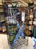 Wire Display Rack with selection of Garden Mulch