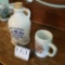 Henry Mckenna Crock Whiskey Jug and Calgary Collectible Cup