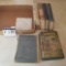 Assortment Hard Books inc. Steambot Gothic, Helath and Safety, and Lace Curtain