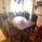 Dining Room Table with 6 Cushioned Chairs and Side Board