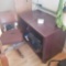 Desk Chair and HP Envoy 7640 Copier Fax Scan Machine
