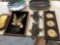 Assortment inc. Owls, Weather Station and Eagle Wall Hanging and Trays