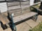 Patio Bench and 3 Bird Baths