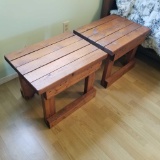 Pine Dimension Lumber Night Stands