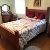 Queen Size Dimension Frame Bed