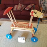 Playschool Vintage Walker Wheel Horse