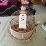 Vintage Metal Bird Cage