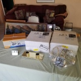 Assortment Modern Light Fixtures and Shower Head NIB