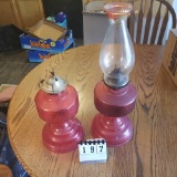 2 Piece Set Kerosene Lamps