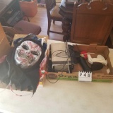 2 Box Assortment inc. Miniature Television and Halloween Mask